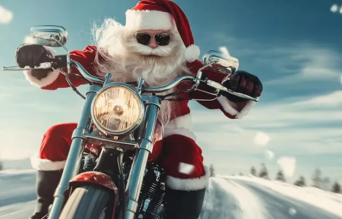 Santa Claus on Motorcycles 2025